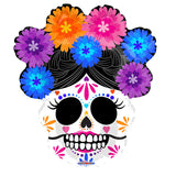 Catrina de relaciones públicas con flores GB
